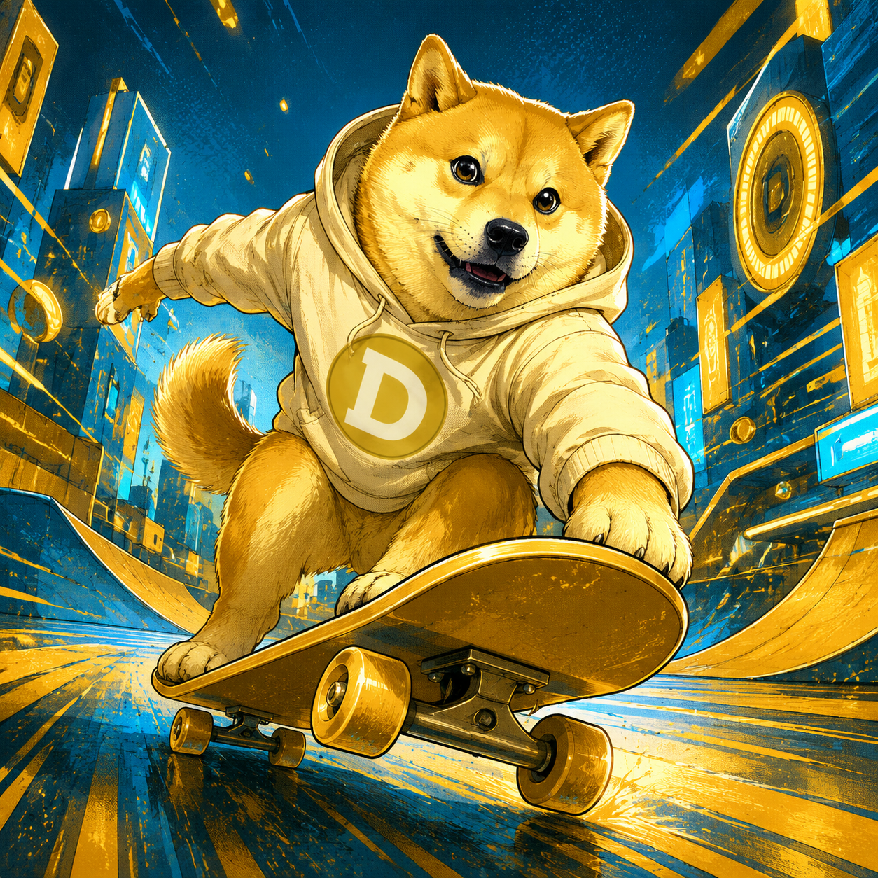 Doge skating